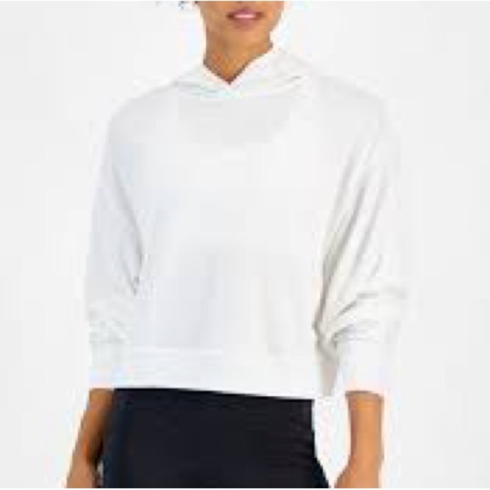 Ideology Off-White Ribbed Knit Top